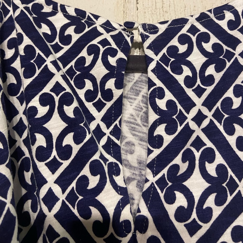 NWT Boden Blue White Racer Neck Jersey Mini Dress 8 - Picture 6 of 11